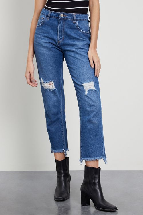 Straight Medium Blue