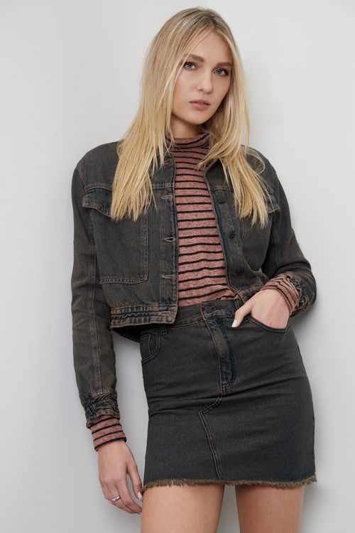 Campera Denim Low Color
