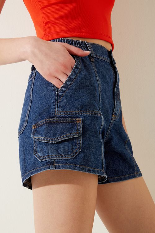 Short Cargo Sami Denim Blue