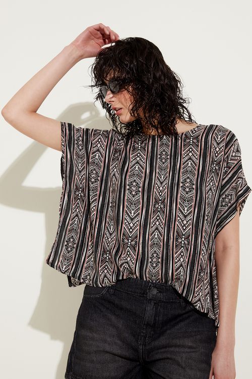 Blusa Cetrau Print