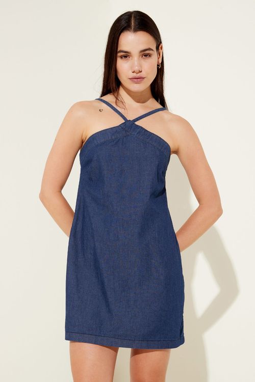 Vestido Trap Maia Blue