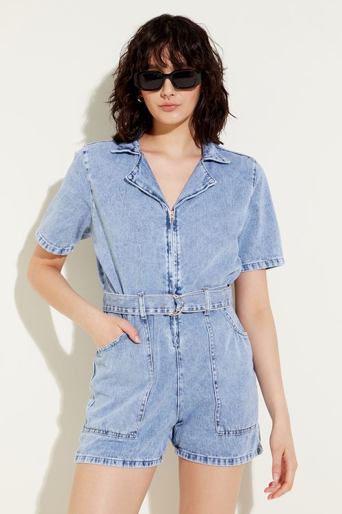 Overall Moss Denim Blue