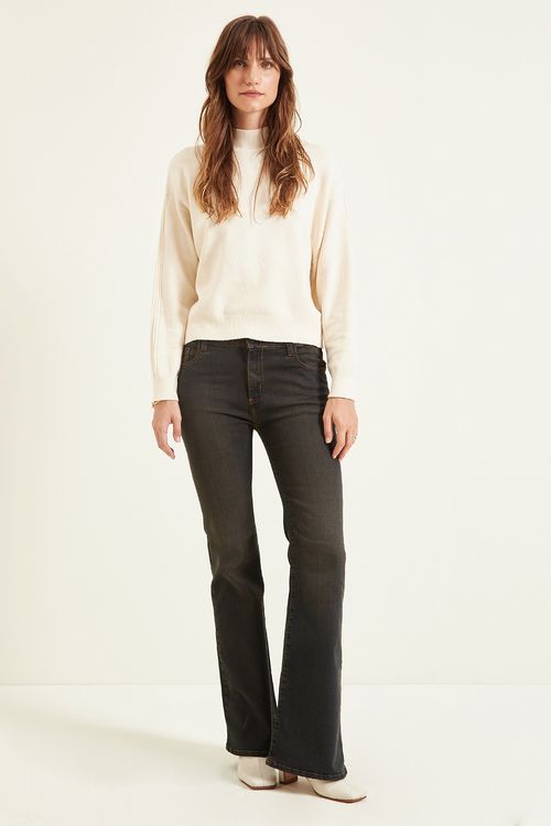 Flare Mid Rise Matizado