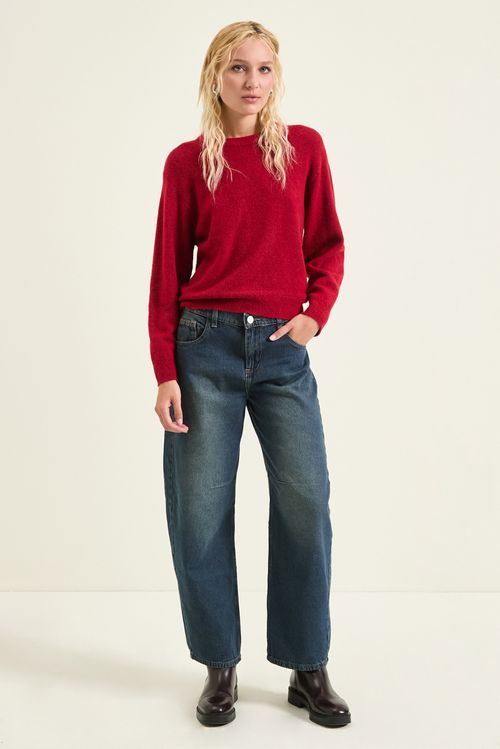 Baggy Juno Mid Rise Blue