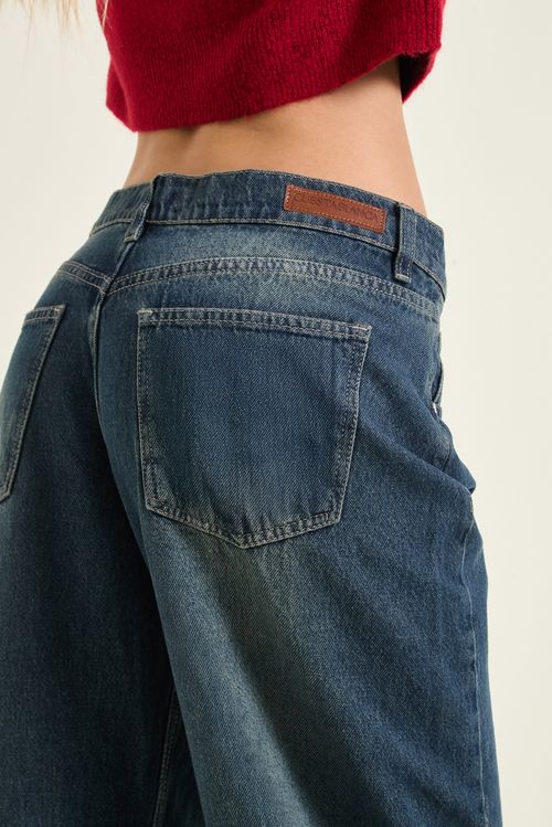 Baggy Juno Mid Rise Blue