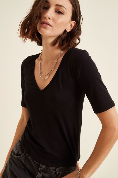 Remera Lua Manga Corta