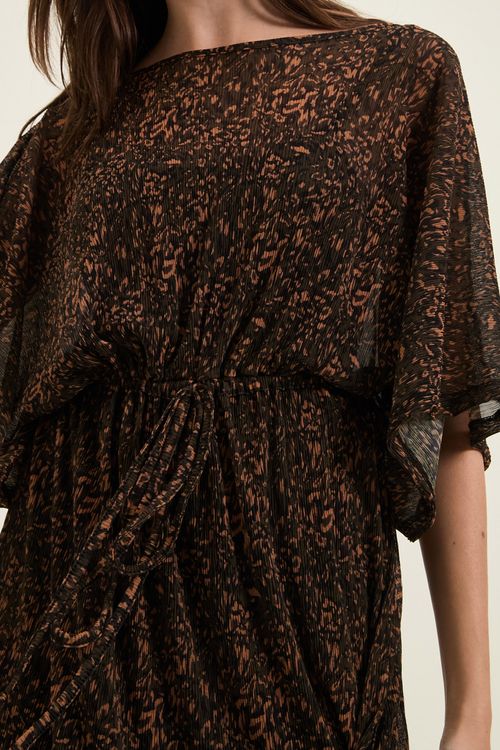 Vestido Vis Print
