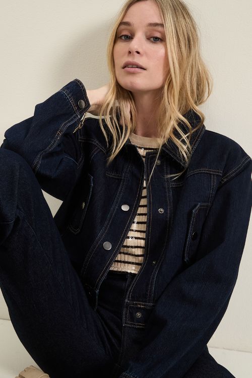 Campera Knox Raw Blue