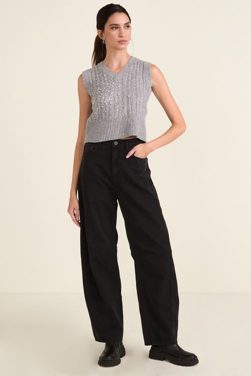 Slouchy Denim Black