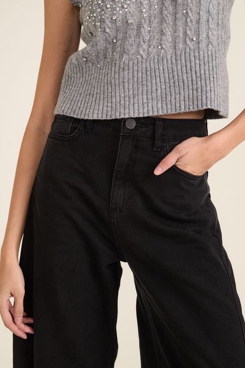 Slouchy Denim Black