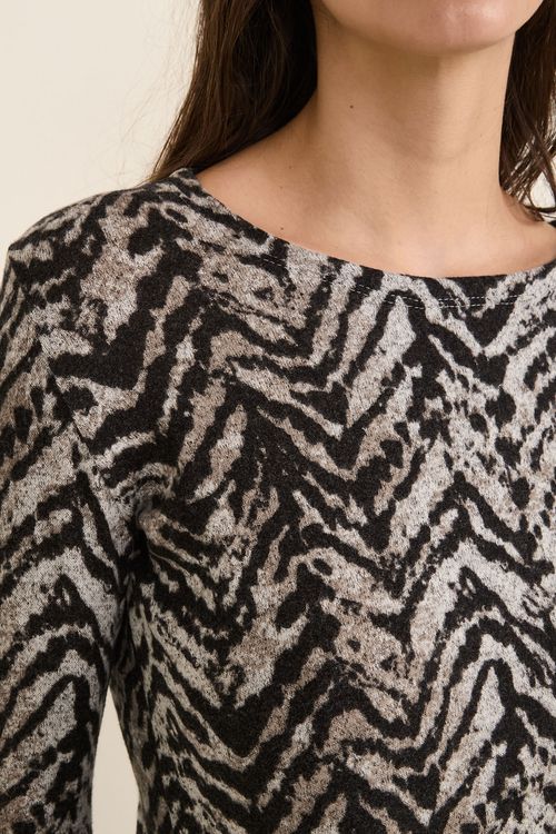 Sweater Zebram Print