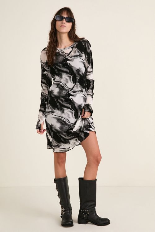 Vestido Sakib Print