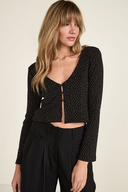 Cardigan Strass
