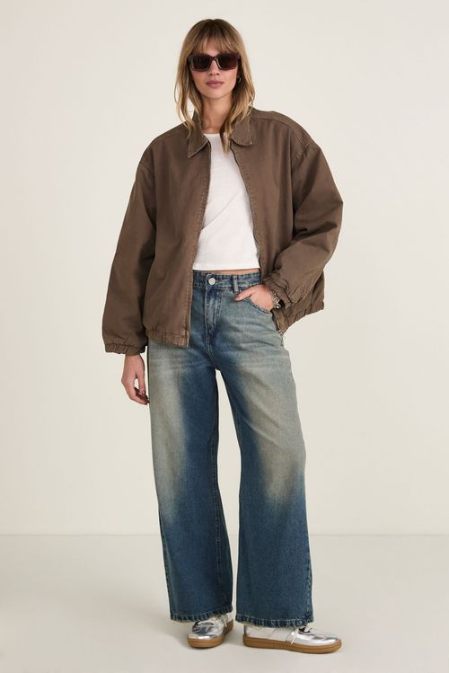 Campera Over Bomb Color
