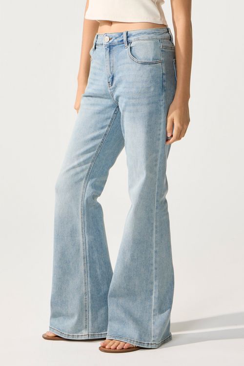 Flare Mid Rise Old Blue