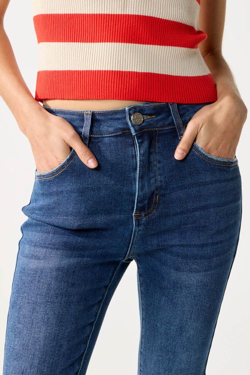 Skinny Mid Rise Night Blue