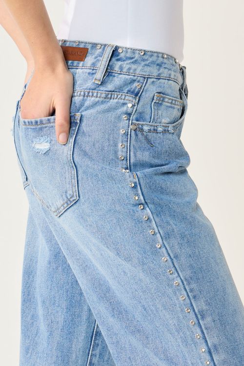 Straight Fuji Strass Blue