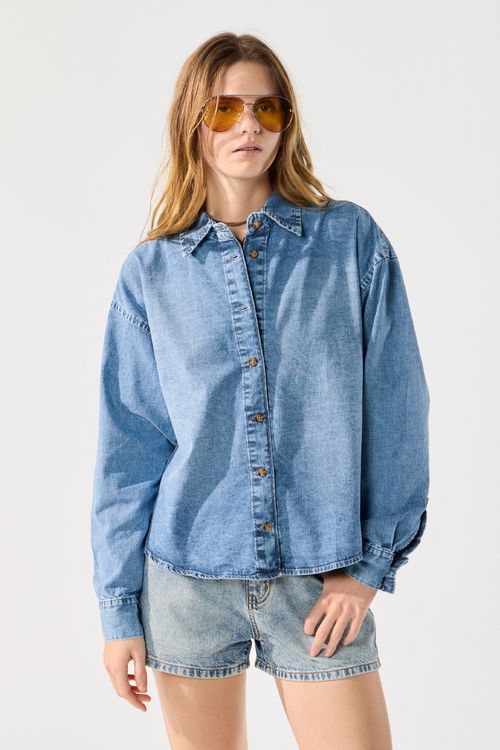 Camisa Mico Denim Blue