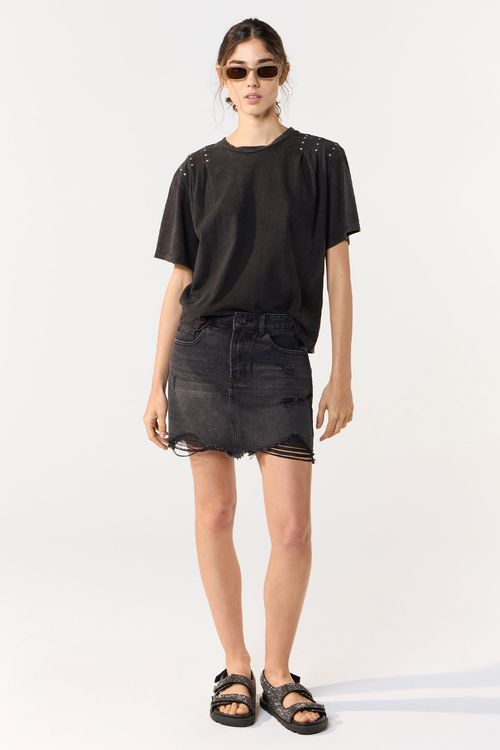 Mini Mai Denim Black