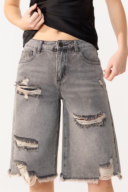 Bermuda Trash Denim Black