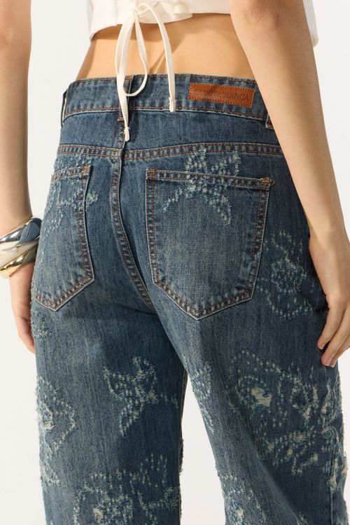 Straight Fantasy Denim Blue