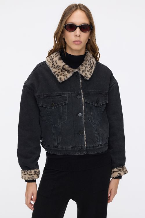 Campera Printed Black