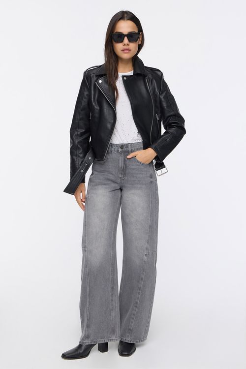 Straight Matizado Grey