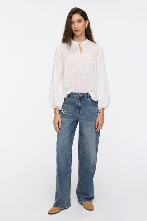 Straight Basic Matizado Blue