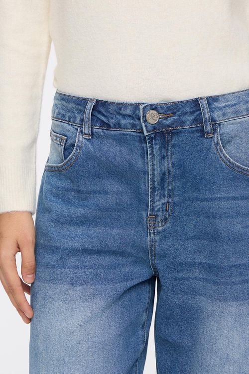 Straight Fold Denim Blue