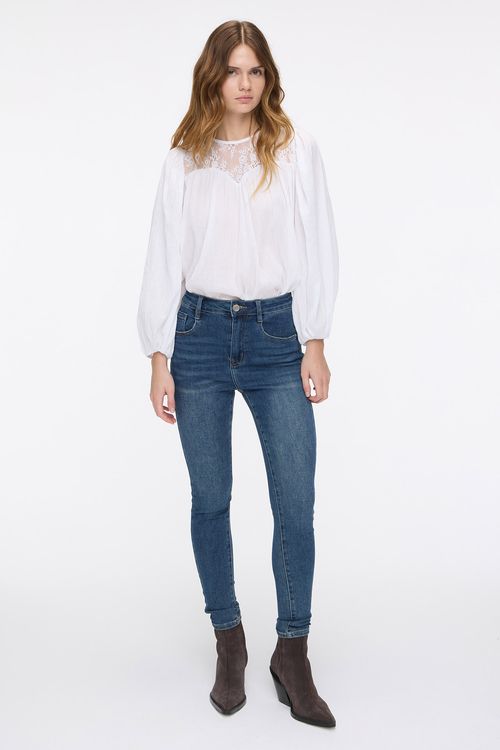 Skinny High Rise Matizado