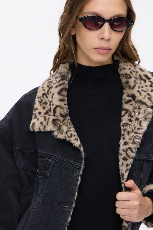 Campera Printed Black