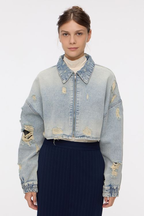 Campera Trash Denim Blue