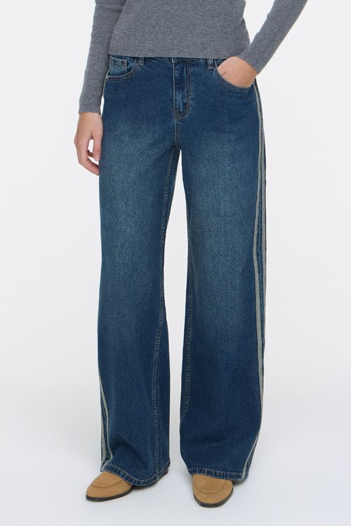 Wide Stripes Vintage Blue