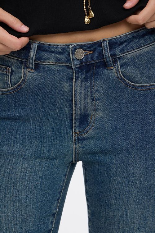 Oxford Flared Matizado Blue